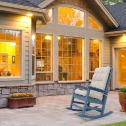 19 In. X 47 In. X 4 In. Outdoor Olefin Modern Tufted Adirondack Chair Cushion In Beige -Jearey adirondack chair cushions aczkd beige 31 1000