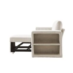 90.94 In. Beige Corduroy Upholstered L-Shaped Sleeper Sectional Sofa With Storage And Removable Ottomans For Living Room -Jearey beige jearey sectional sofas lsbsf beige 76 1000