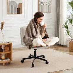 Peel Contemporary Faux Leather Swivel Ergonomic Task Office Chair In Beige With Enlarged Seat Width 15 Peel Contemporary Faux Leather Swivel Ergonomic Task Office Chair In Beige With Enlarged Seat Width -Jearey beige jearey task chairs pepu beige 31 1000