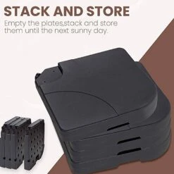 230 Lbs. 4-Piece Plastic Cantilever Offset Patio Umbrella Base Easy-Fill Base In Black -Jearey black patio umbrella stands a091 005 uxdz a0 1000