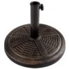 22 Lbs. Resin Market Patio Umbrella Base In Bronze