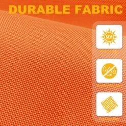 10ft Cantilever Offset Patio Umbrella With Weighted Base In Pumkin -Jearey cantilever umbrellas alex10 orange 76 1000