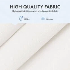 11 Ft. Square Cantilever Umbrella Patio Rotation Outdoor Umbrella With Cover In Off-White 13 11 Ft. Square Cantilever Umbrella Patio Rotation Outdoor Umbrella With Cover In Off-White -Jearey cantilever umbrellas fxlms11 wt fa 1000