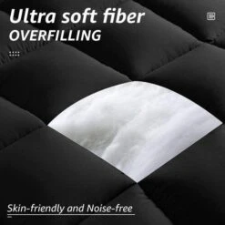 All Season Black Full Breathable Comforter -Jearey comforters 250g bk f 44 1000