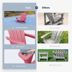 Classic Pink Folding Plastic Adirondack Chair 10 Classic Pink Folding Plastic Adirondack Chair -Jearey composite adirondack chairs peqwy pink 44 1000