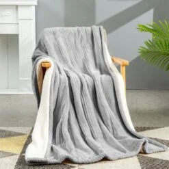 Electric Heated Blanket Light Grey -Jearey electric blankets drgthk hd gray 31 1000