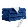 Electric Heated Blanket Navy