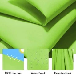 10 Ft. Cantilever Round Offset Patio Umbrella In Apple Green -Jearey jearey cantilever umbrellas 10xjs2 agn 4f 1000