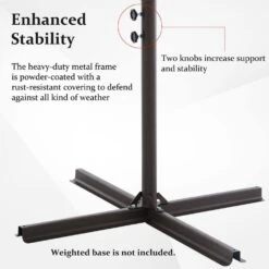 10 Ft. Cantilever Round Offset Patio Umbrella In Light Gray 11 10 Ft. Cantilever Round Offset Patio Umbrella In Light Gray -Jearey jearey cantilever umbrellas 10xjs2 lgy 44 1000