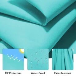 10 Ft. Cantilever Round Offset Patio Umbrella In Peacock Blue -Jearey jearey cantilever umbrellas 10xjs2 pb 4f 1000