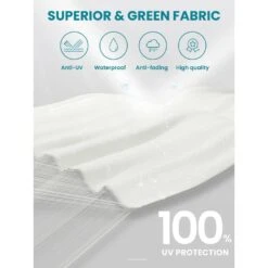 9 Ft. X 9 Ft. Square Aluminum Cantilever Tilt Patio Umbrella In Off-White -Jearey jearey cantilever umbrellas 9 9sdylm wt 44 1000