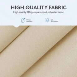 11 Ft. X 11 Ft. Sq. Cantilever Patio Umbrella With Weighted Base In Beige 11 11 Ft. X 11 Ft. Sq. Cantilever Patio Umbrella With Weighted Base In Beige -Jearey jearey cantilever umbrellas fx11ddz bg 1f 1000