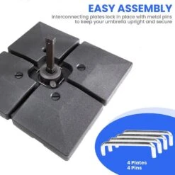 12 Ft. X 12 Ft. Aluminum Cantilever Patio Umbrella With Weighted Base In Dark Green -Jearey jearey cantilever umbrellas fx12ddz dg 40 1000