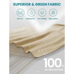 12 Ft. Aluminum 360-Degree Rotation Cantilever Patio Umbrella With Cover In Beige 15 12 Ft. Aluminum 360-Degree Rotation Cantilever Patio Umbrella With Cover In Beige -Jearey jearey cantilever umbrellas lk12 beige 1d 1000