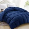 All Season Navy Califonia King Breathable Comforter