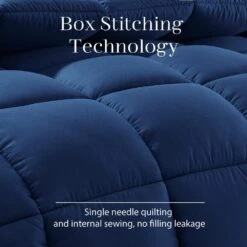 All Season Navy King Breathable Comforter -Jearey jearey comforters 250g nv k 4f 1000