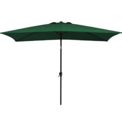 6.5 Ft. X 10 Ft. Steel Market Tilt Patio Umbrella In Dark Green -Jearey jearey market umbrellas 6 5jxs dg c3 1000