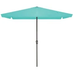 8 Ft X 10 Ft. Rectangular Steel Market Crank And Tilt Outdoor Patio Umbrella In Peacock Blue 10 8 Ft X 10 Ft. Rectangular Steel Market Crank And Tilt Outdoor Patio Umbrella In Peacock Blue -Jearey jearey market umbrellas cb 8 10 pb 40 1000