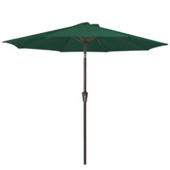 10 Ft. Market Patio Umbrella With Push Button Tilt And Crank In Green 9 10 Ft. Market Patio Umbrella With Push Button Tilt And Crank In Green -Jearey jearey market umbrellas cx10 green 40 1000