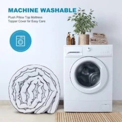 2 In. Gel Memory Foam Mattress Topper With 2 In. Mattress Pad Cover -Jearey jearey mattress toppers 30d wt ck 76 1000