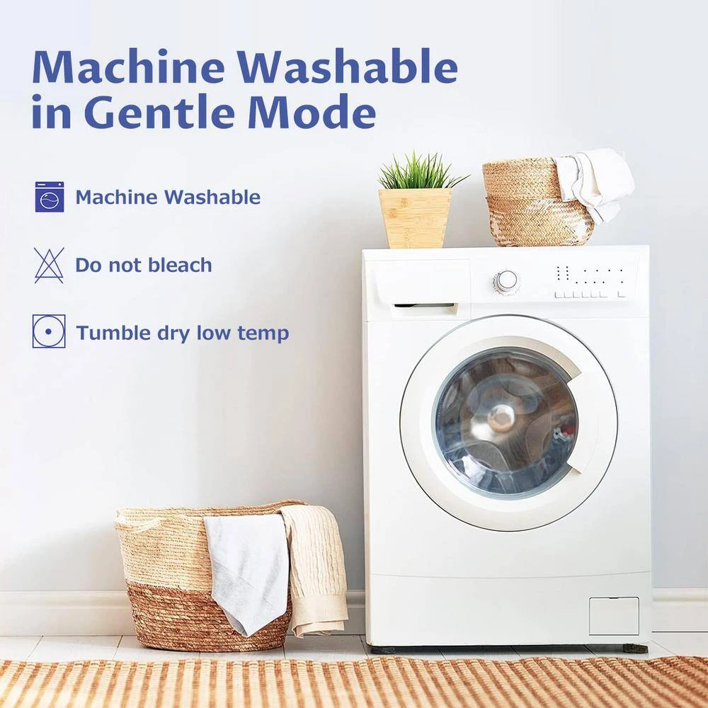 2 In. California King Deep Pocket Down Alternative Mattress Pad 6 2 In. California King Deep Pocket Down Alternative Mattress Pad - Image 6