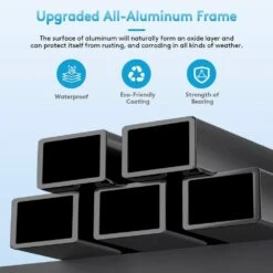 Modern Inspired Navy Metal Outdoor Chaise Lounge -Jearey jearey outdoor chaise lounges aflc navy 66 1000