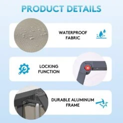 Modern Inspired Beige Metal Outdoor Chaise Lounge Set Of 2 -Jearey jearey outdoor chaise lounges aflc2 beige 1d 1000