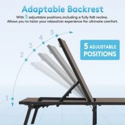 Modern Inspired Mocha Metal Outdoor Chaise Lounge Set Of 2 19 Modern Inspired Mocha Metal Outdoor Chaise Lounge Set Of 2 -Jearey jearey outdoor chaise lounges aflc2 coffee fa 1000