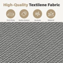 Grey Metal Aluminum Outdoor 5-Positions Adjustable Chaise Lounge With Frame 13 Grey Metal Aluminum Outdoor 5-Positions Adjustable Chaise Lounge With Frame -Jearey jearey outdoor lounge chairs e11 02xxy gy 44 1000