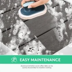 Gray Square Aluminum Frame 16 In. Outdoor Side Table Light Weight 6 Gray Square Aluminum Frame 16 In. Outdoor Side Table Light Weight -Jearey jearey outdoor side tables ymlcj gray 77 1000