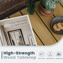 4-Piece Metal Outdoor Patio Conversation Set With Beige Cushions, 2-Rocking Chairs And Coffee Table 11 4-Piece Metal Outdoor Patio Conversation Set With Beige Cushions, 2-Rocking Chairs And Coffee Table -Jearey jearey patio conversation sets 5ty beige 1f 1000