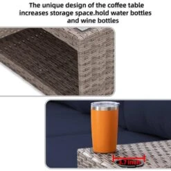 9-Piece All Weather Wicker Patio Conversation Sets With Navy Cushions 10 9-Piece All Weather Wicker Patio Conversation Sets With Navy Cushions -Jearey jearey patio conversation sets psl10 navy 1d 1000