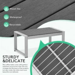 4-Piece Aluminum Patio Conversation Set With Khaki Cushions And Coffee Table -Jearey jearey patio conversation sets xymlsf4jt khaki 1f 1000