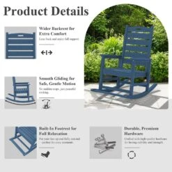 Navy HDPE Folding Plastic Adirondack Chair Weather Resistant Patio Plastic Fire Pit Chairs 13 Navy HDPE Folding Plastic Adirondack Chair Weather Resistant Patio Plastic Fire Pit Chairs -Jearey jearey plastic adirondack chairs dbqwy navy 31 1000