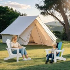 Children HDPE Folding All-Weather Adirondack Chair With Ergonomic And Safe Design, Navy Blue/Teal/Light Blue/Green -Jearey jearey plastic adirondack chairs etydy lljb 31 1000