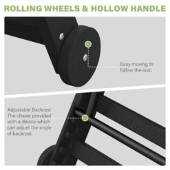 Classic Black Plastic Adirondack Chair (Set Of 1) -Jearey jearey plastic adirondack chairs jctrty black 4f 1000