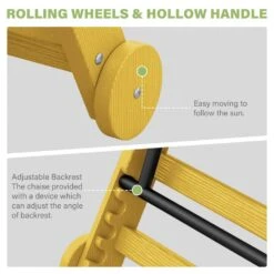 Classic Lemon-Yellow Plastic Adirondack Chair (Set Of 1) -Jearey jearey plastic adirondack chairs jctrty lyellow 4f 1000