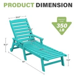 Classic Peacock Blue Plastic Adirondack Chair (Set Of 1) -Jearey jearey plastic adirondack chairs jctrty pblue fa 1000