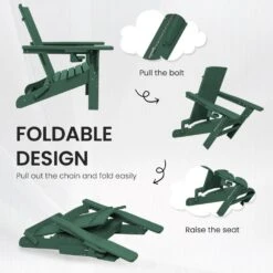 Classic Dark Green Folding Plastic Adirondack Chair With Double Cup Holder 11 Classic Dark Green Folding Plastic Adirondack Chair With Double Cup Holder -Jearey jearey plastic adirondack chairs sbthqy ml 1f 1000