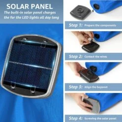 10 Ft. Steel Outdoor Patio Market Umbrella With Lights In Blue 7 10 Ft. Steel Outdoor Patio Market Umbrella With Lights In Blue -Jearey market umbrellas 11cbzzs dg 4f 1000