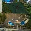 8.5 Ft. X 8.5 Ft. Steel Anti-UV Polyester Fabric Market Tilt Patio Umbrella In Green