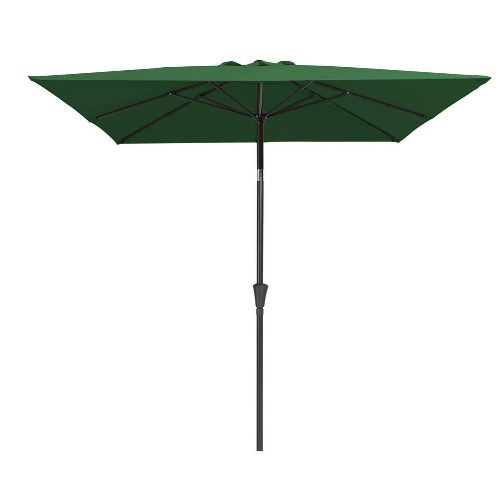 8.5 Ft. X 8.5 Ft. Steel Anti-UV Polyester Fabric Market Tilt Patio Umbrella In Green 2 8.5 Ft. X 8.5 Ft. Steel Anti-UV Polyester Fabric Market Tilt Patio Umbrella In Green - Image 2