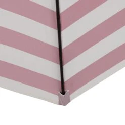 7.5ft Steel Outdoor Patio Market Umbrella With Tilt Crank In Red And White Stripes -Jearey market umbrellas cx7 5ft rdtw 44 1000