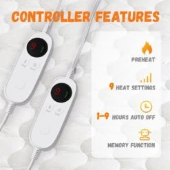 Queen Electric Heated Pad -Jearey mattress pads ty jrcl q 4f 1000