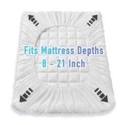 Queen Deep Pocket Furniture Pad -Jearey mattress toppers 350yhcl fgcl q 1f 1000