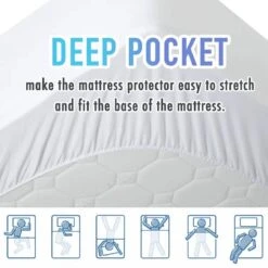 Queen Deep Pocket Furniture Pad -Jearey mattress toppers 350yhcl fgcl q fa 1000