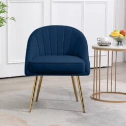 Biscuit Navy Upholstered Outdoor Dining Chair With Tufted Back (Set Of 2) 8 Biscuit Navy Upholstered Outdoor Dining Chair With Tufted Back (Set Of 2) -Jearey navy jearey dining chairs e011 02sc ny c3 1000