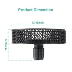 Resin Round Market Patio Umbrella Table Tray In Black 12 Resin Round Market Patio Umbrella Table Tray In Black -Jearey outdoor bar carts tpz black 44 1000