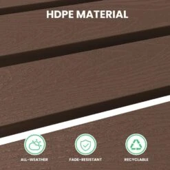 HDPE Folding Plastic Outdoor Ottoman For Adirondack In Brown -Jearey outdoor ottomans pezdotm br fa 1000