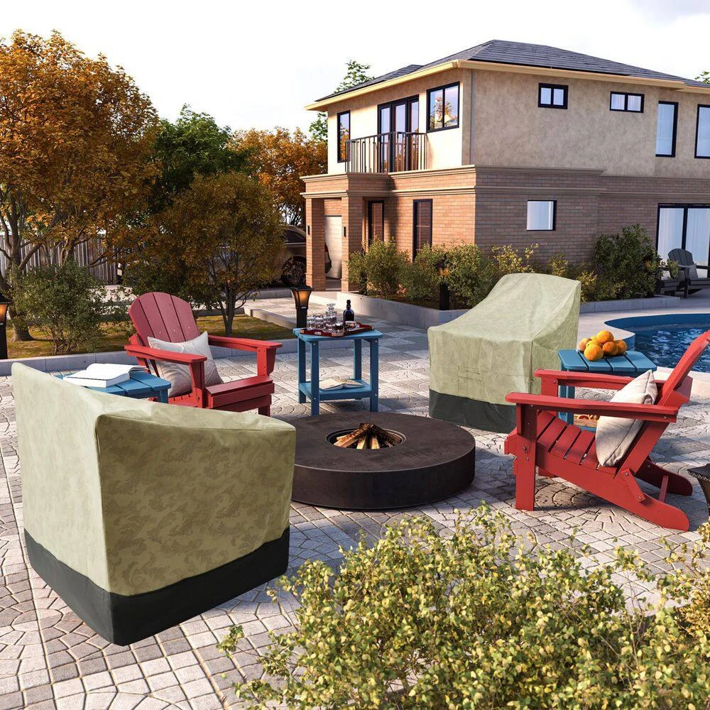 36 In. D X 34 In. W X 32 In. H Waterproof Outdoor Adirondack Patio Chair Cover 8 36 In. D X 34 In. W X 32 In. H Waterproof Outdoor Adirondack Patio Chair Cover - Image 8